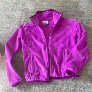 Girls fleece jacket Columbia size XS (6)